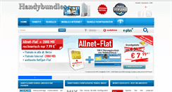 Desktop Screenshot of handybundles-shop.de
